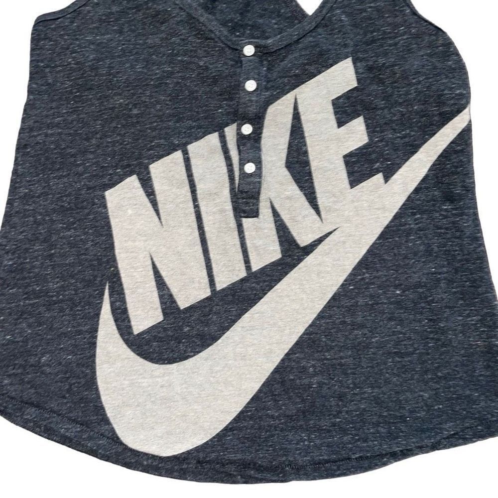 Nike Racerback Tank Top Button Medium - Picture 2 of 5